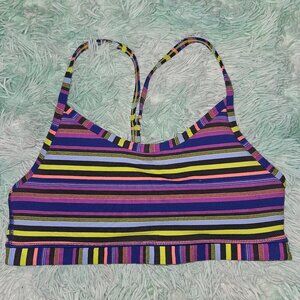 LULULEMON Striped Sports Bra